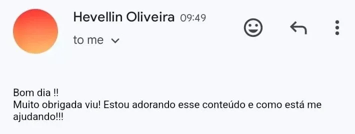 E-mail de cliente